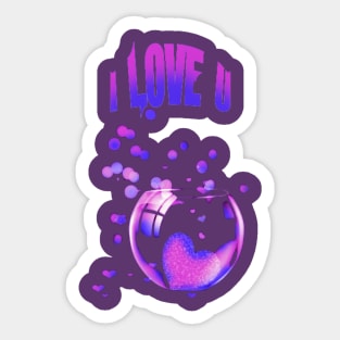 I love you Sticker